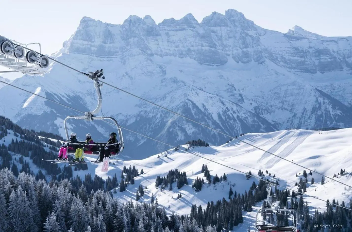 Hameau Des 4 Saisons Hsc116 View & Sun 3 Pers Apartment Chatel